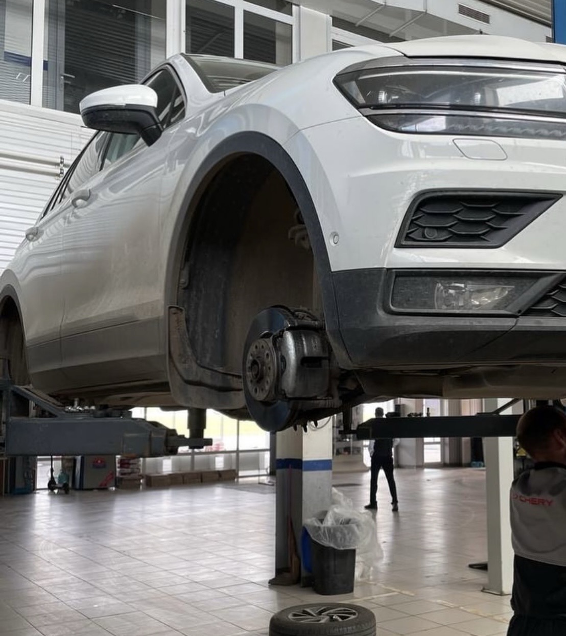 Professional tire service